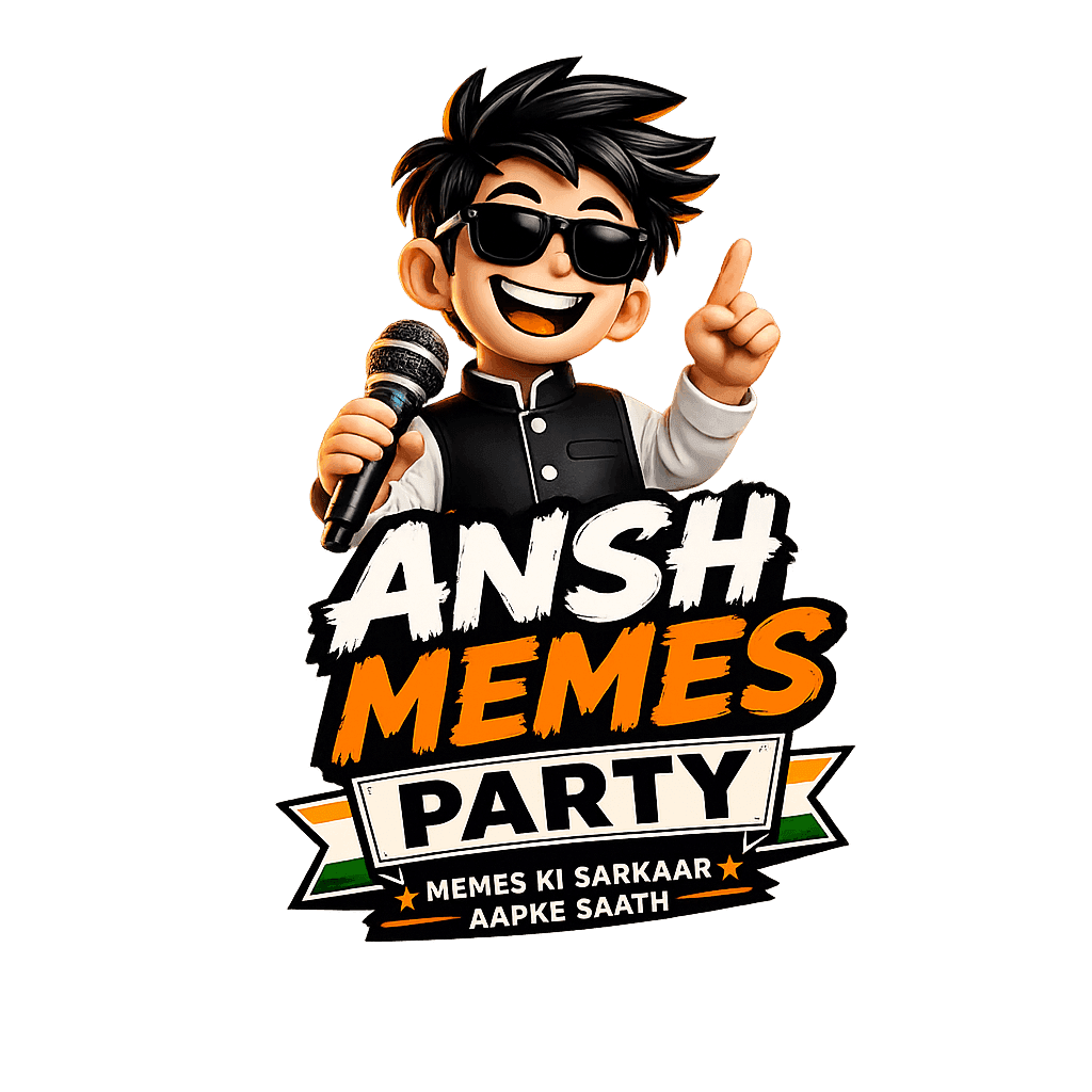 Ansh Memes Party mascot
